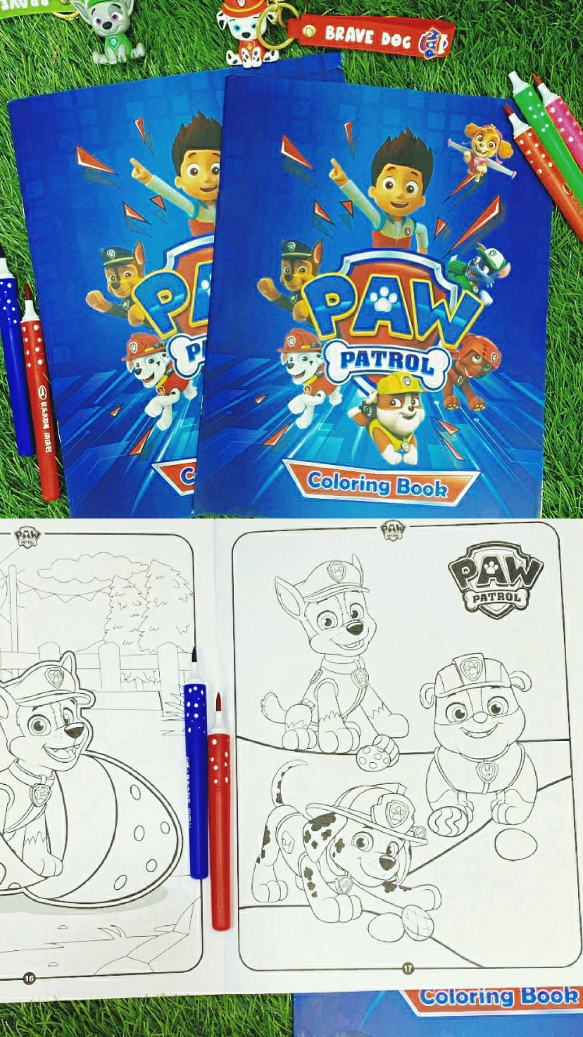 DIY A4 Adventure Colouring Book