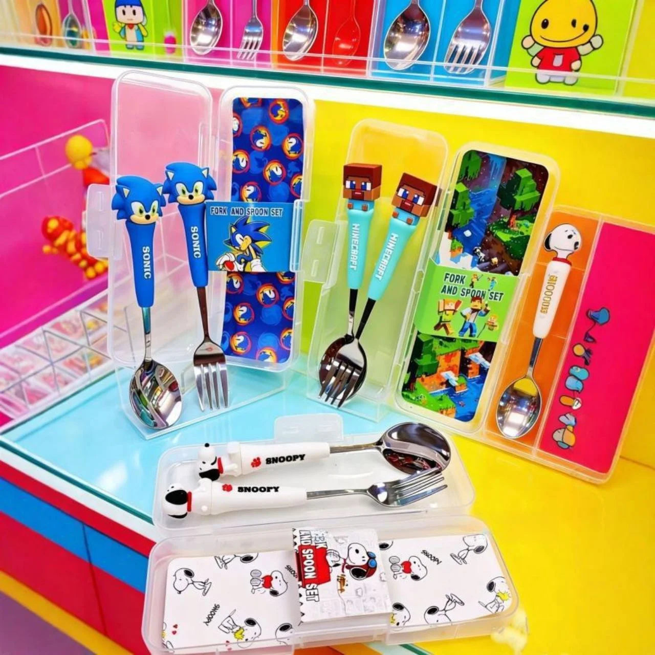 Kawaii Characters Travel Cutlery