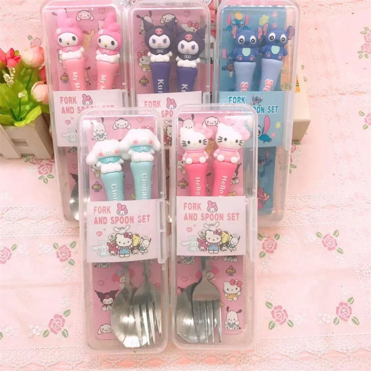 Sanrio Snack Cutlery Set 🍴✨