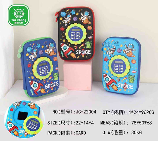 Pencil Pouch Organiser with Calculator