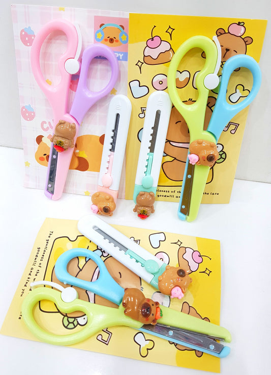 Capybara Scissor with Cutter