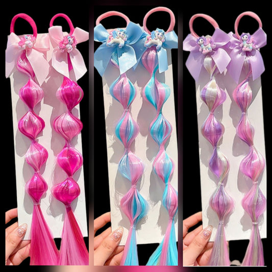 Unicorn Bubble Braid Extensions