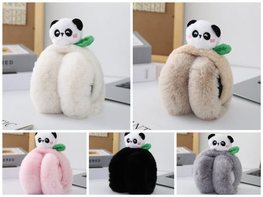 Panda Puff Earmuffs