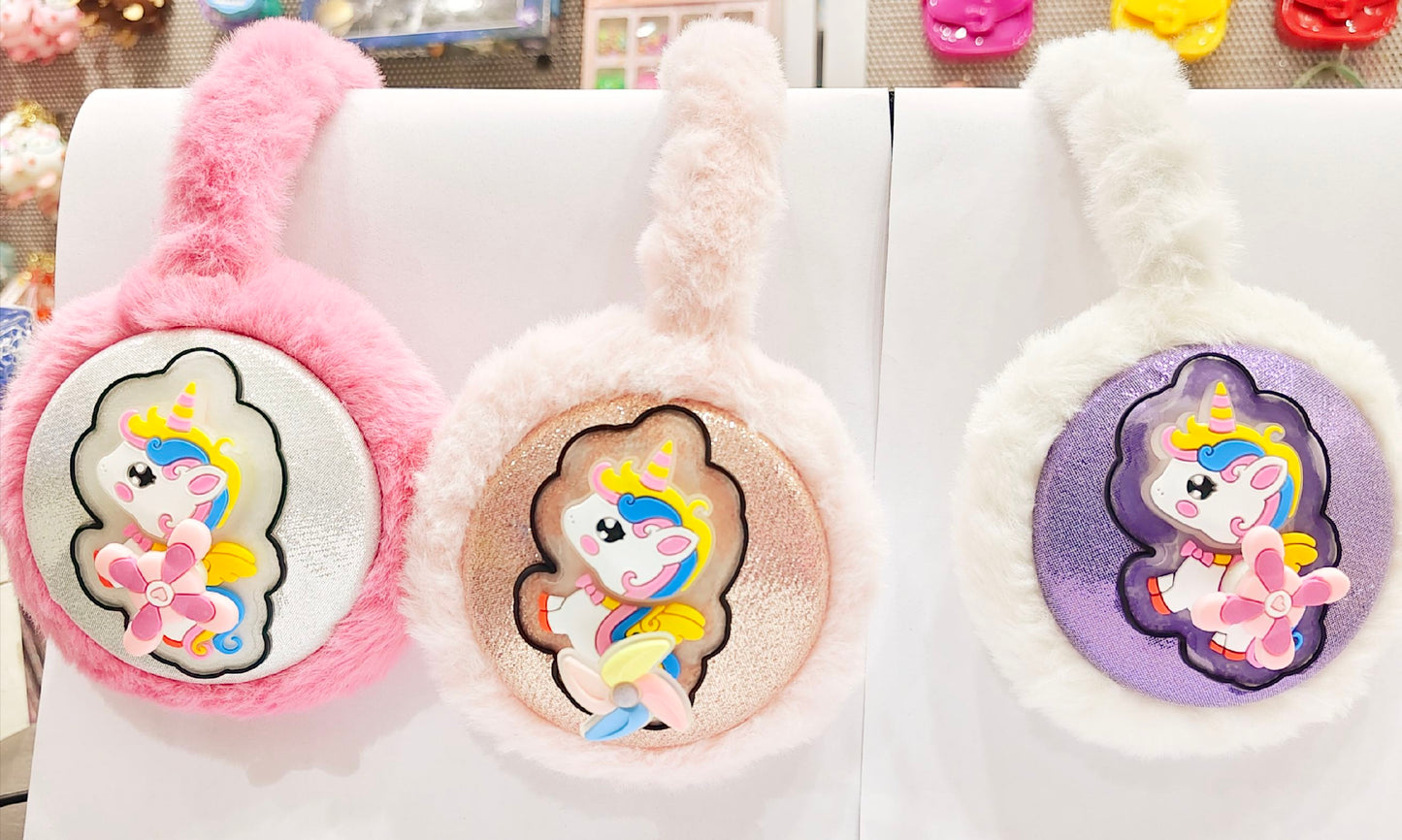 Unicorn Puff Earmuffs