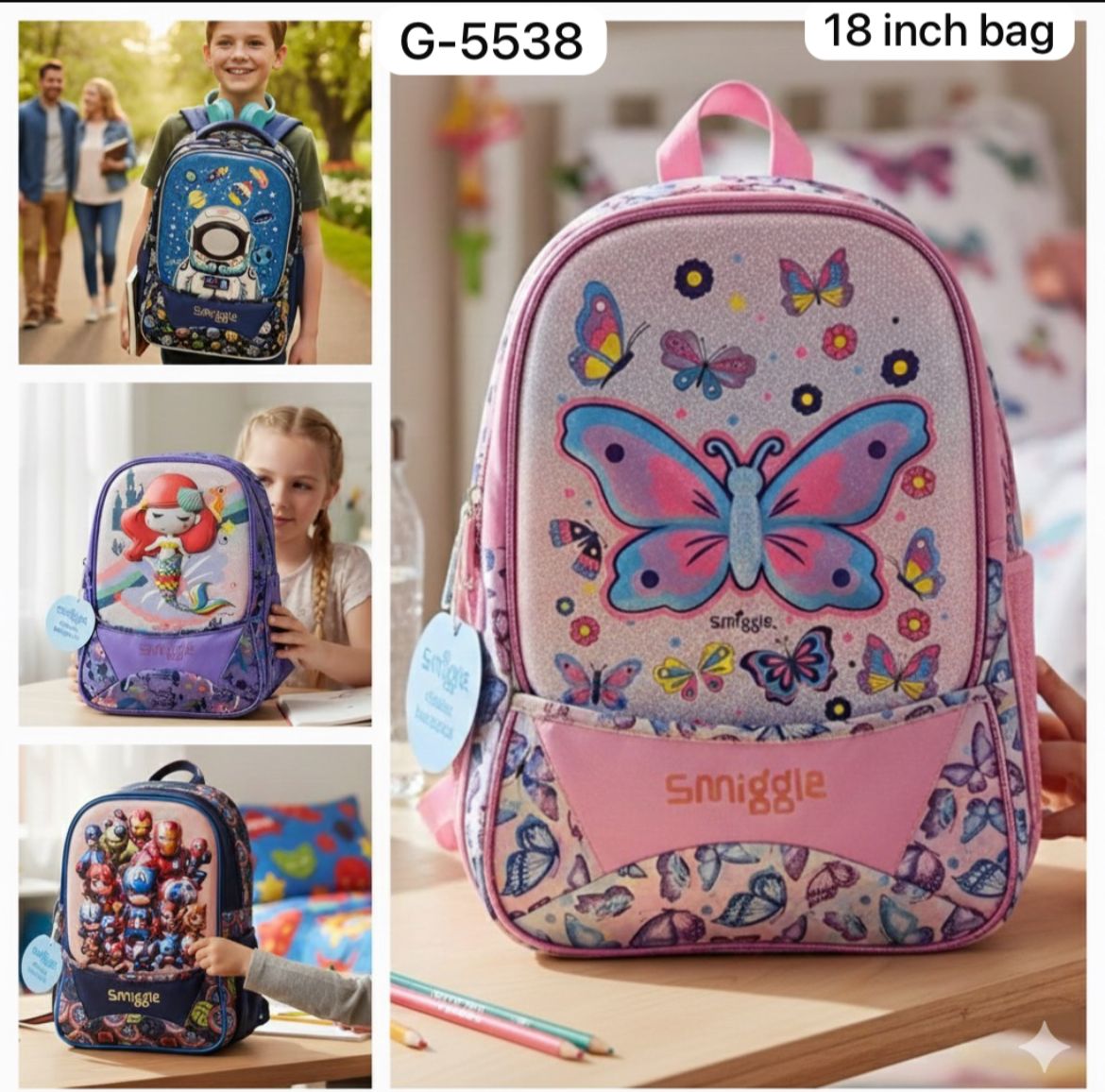Smiggle 3D School Backpack