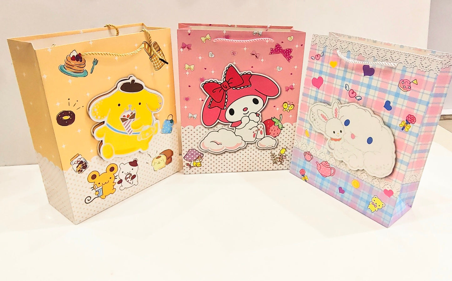 Cartoon Character Gift Paper Bags with Handle