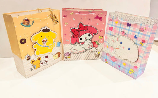 Cartoon Character Gift Paper Bags with Handle