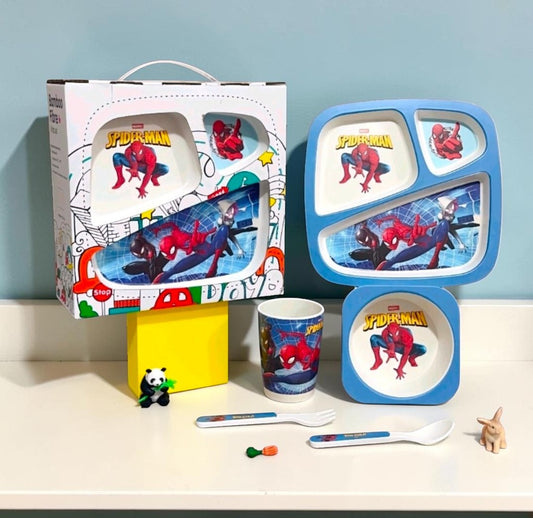 Spiderman Bamboo Dining Gifting Set