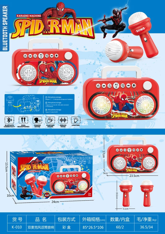 Spider-Man  Speaker with Dual Microphones 🎤