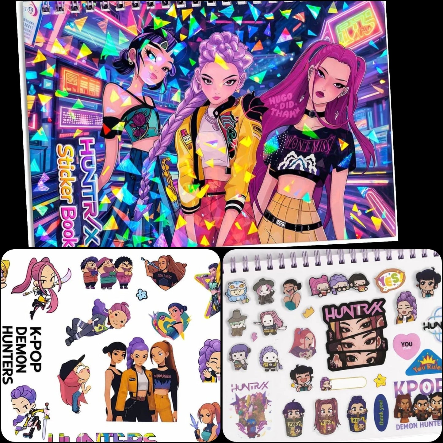 K-Pop HUNTR/X Sticker Book