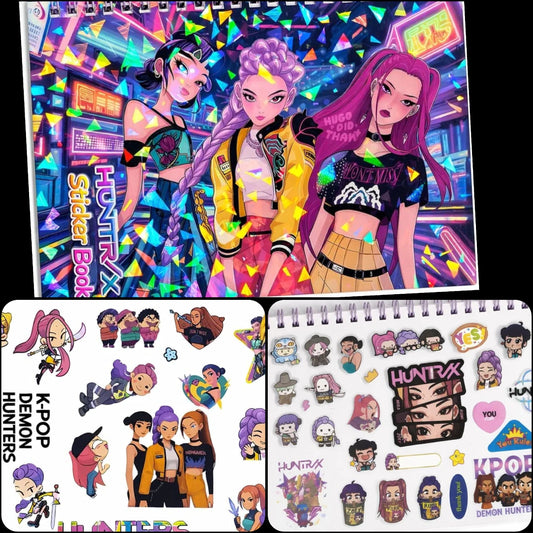 K-Pop HUNTR/X Sticker Book