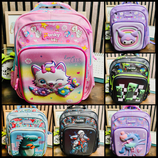 Funky Fantasy Kids Backpack Collection| 15 Inch