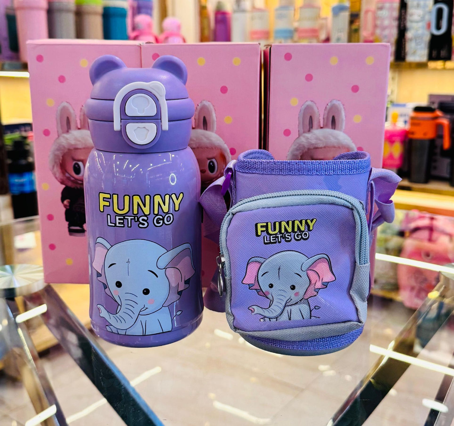 Kawaii Kids Sling Bottle