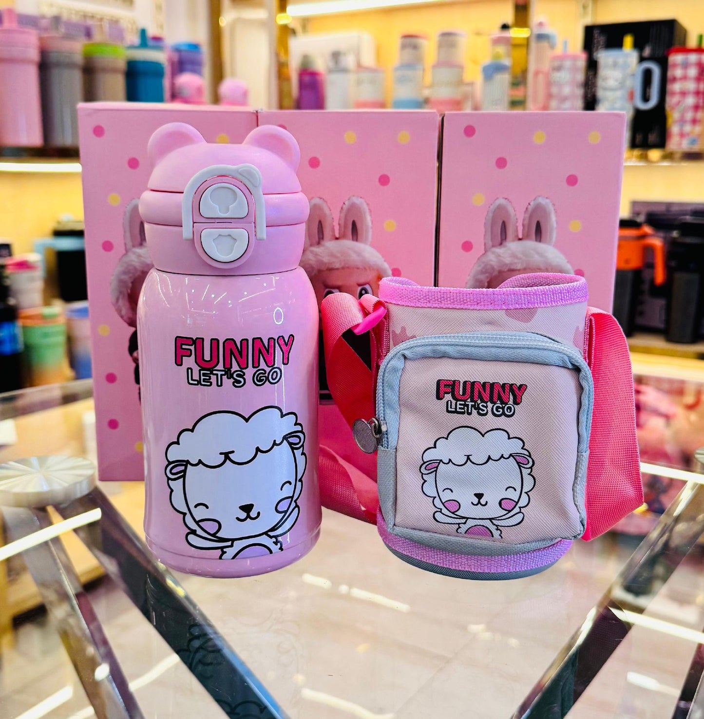 Kawaii Kids Sling Bottle