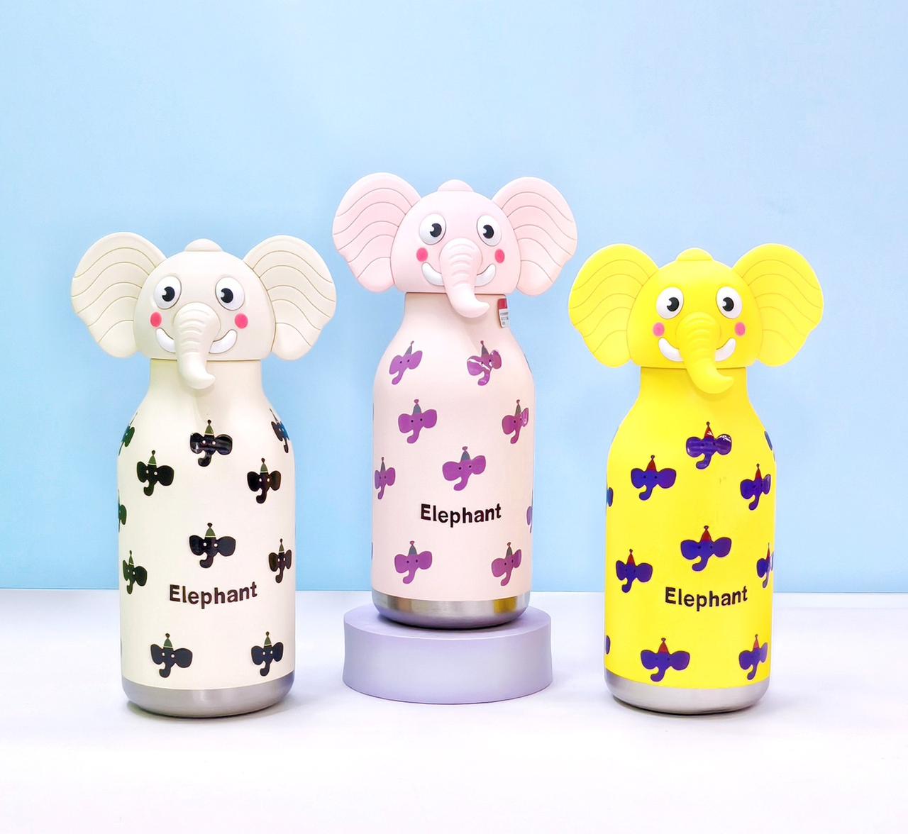 Happy Elephant Hydration Bottle✨