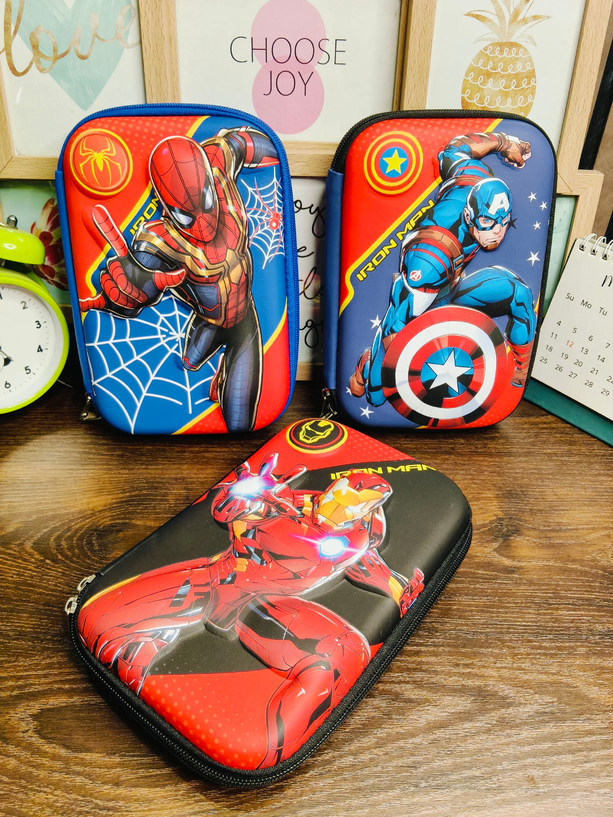 3D Avengers Stationery Pouch Organiser