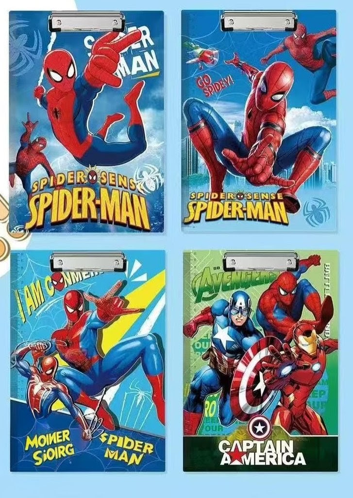 Spiderman Superhero Power Clipboard