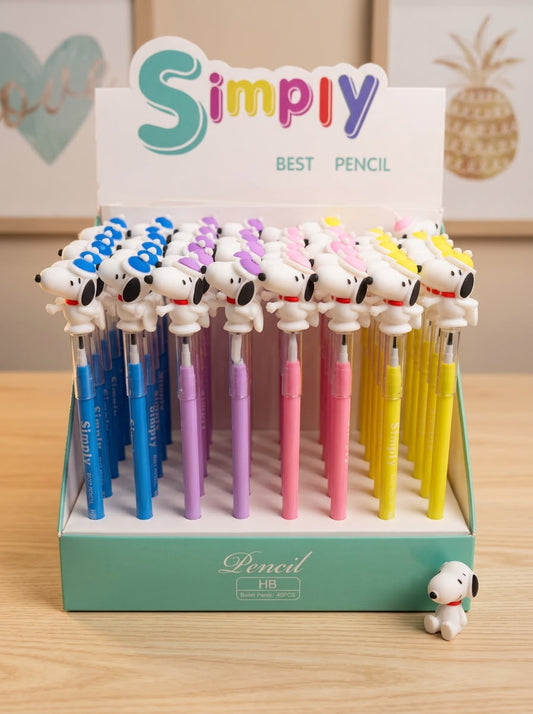 Snoopy Cartoon HB Pencils 🐶✏️