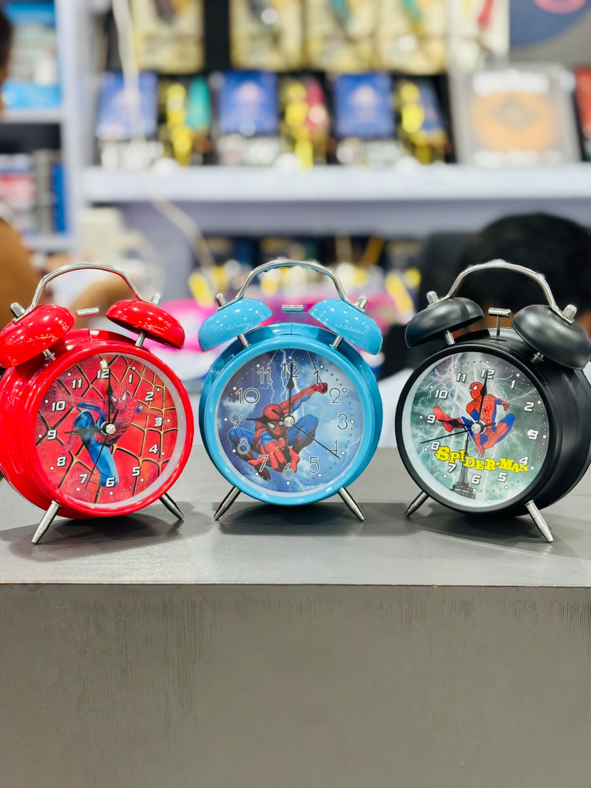 Spider-Man Twin Bell Alarm Clock