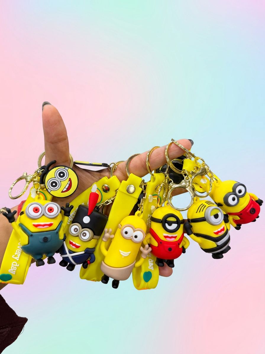 Minion Silicon Keychain