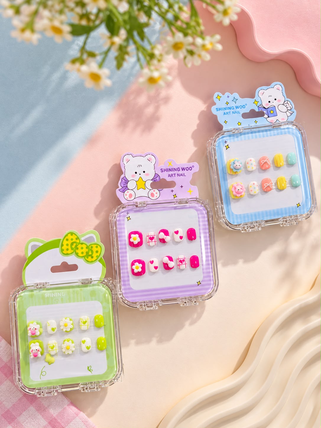 Kawaii Claws 3D Press-On Artificial Nails
