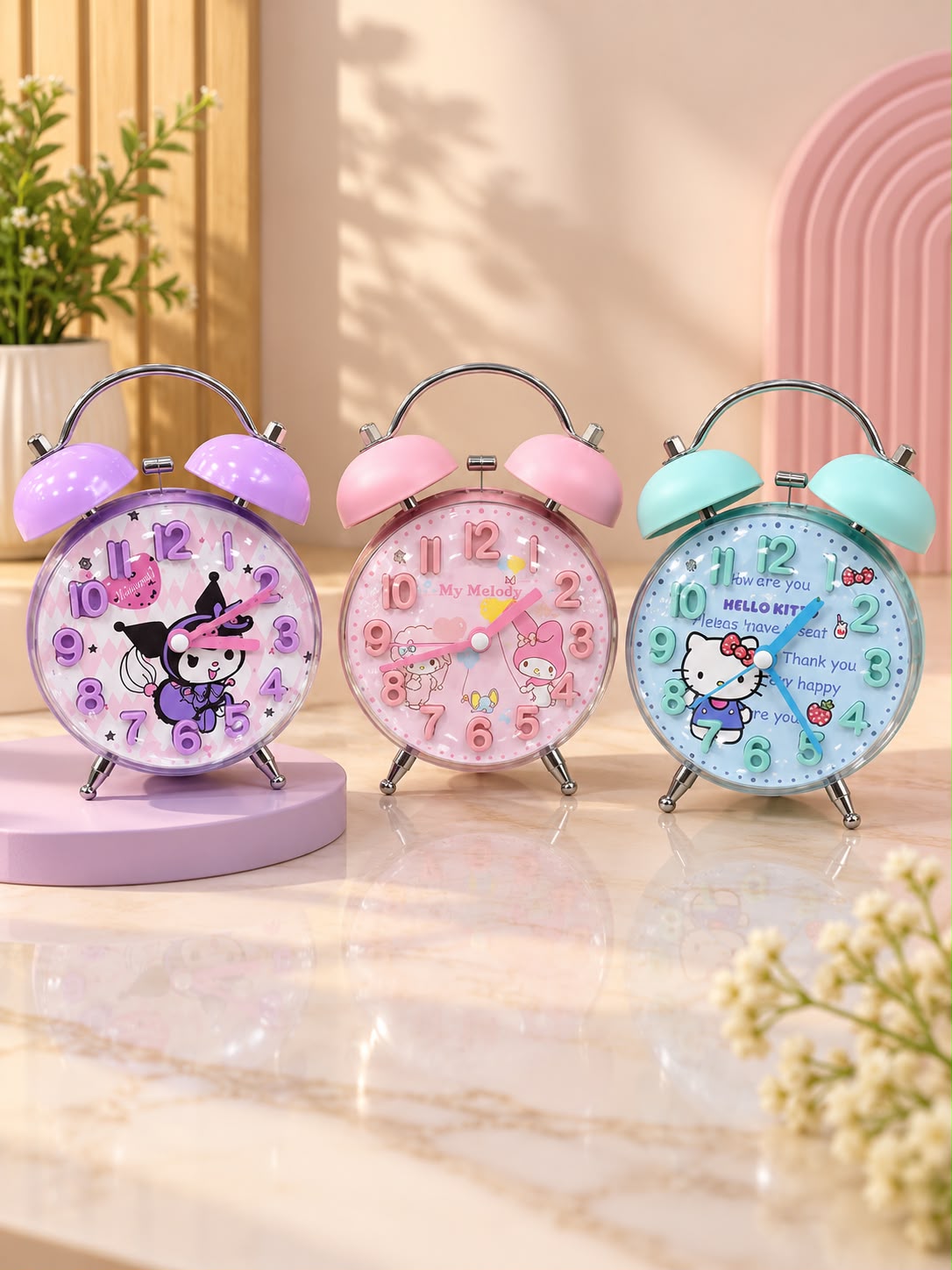 Sanrio Twin Bell Morning Chimes Alarm Clock