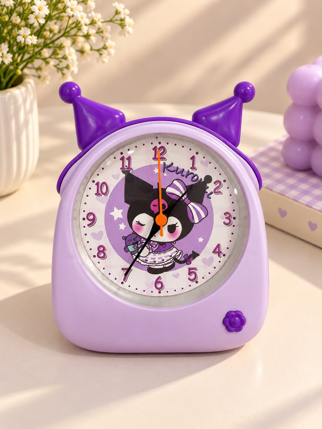 Kuromi Pastel Alarm Clock