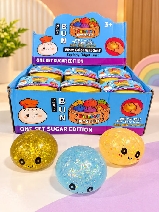 Mystery Glitter Dumpling Squishy