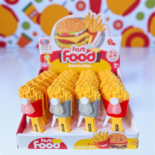 French Fries Hand Fan