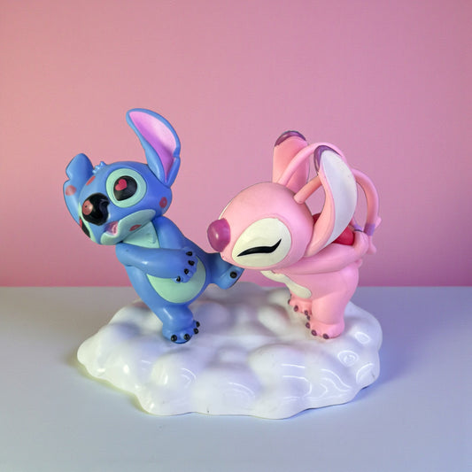 Stitch & Angel Love Cloud Figurine