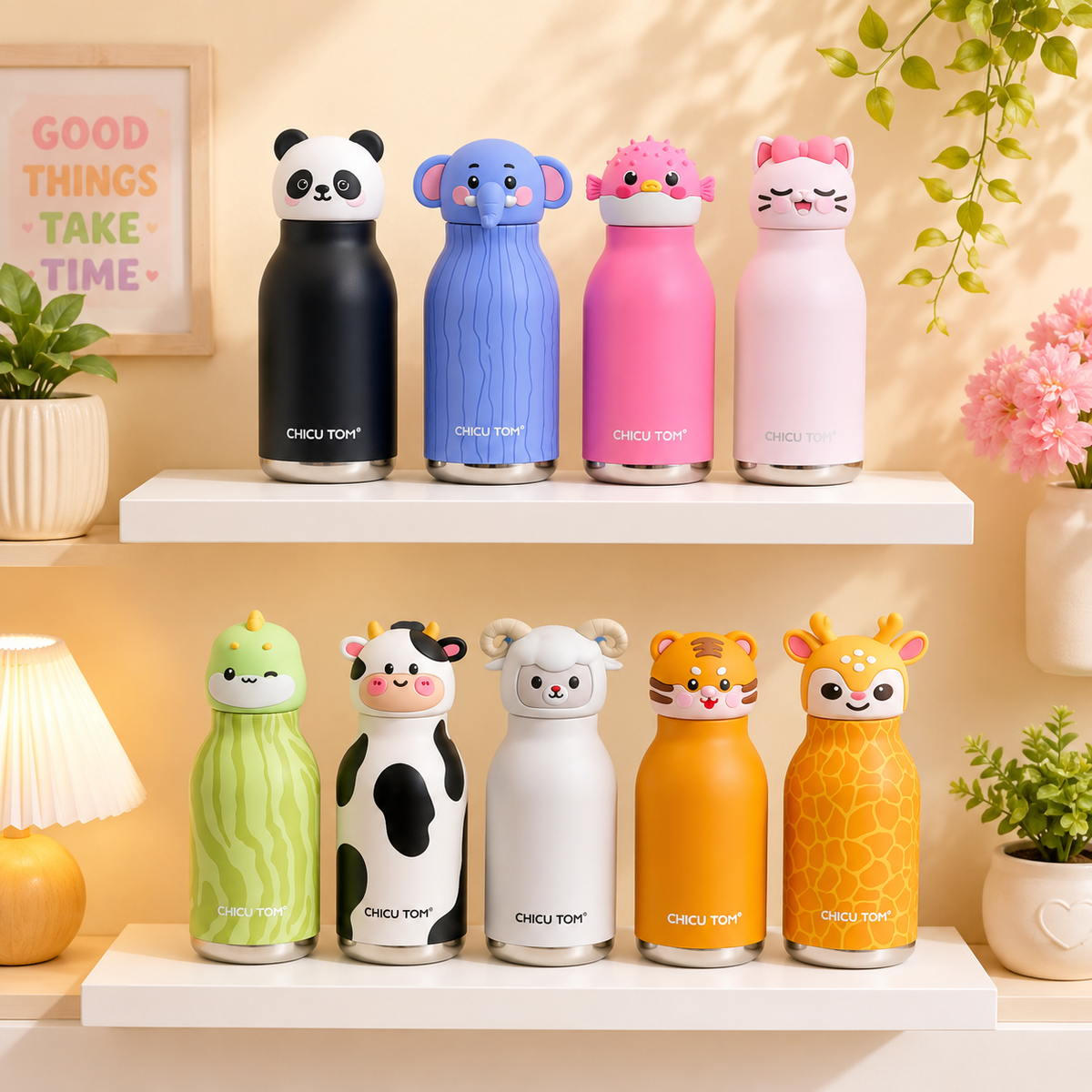 ChicuTom Animal Bottles