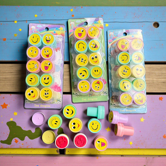 Happy Round , Space & Unircorn Stamp Set – (Pack of 10)