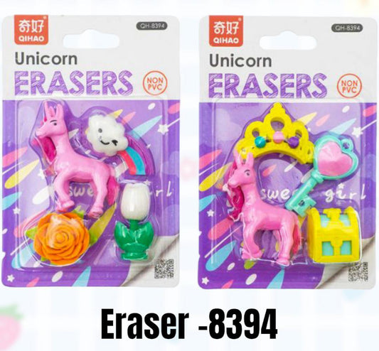 Unicorn Eraser Card