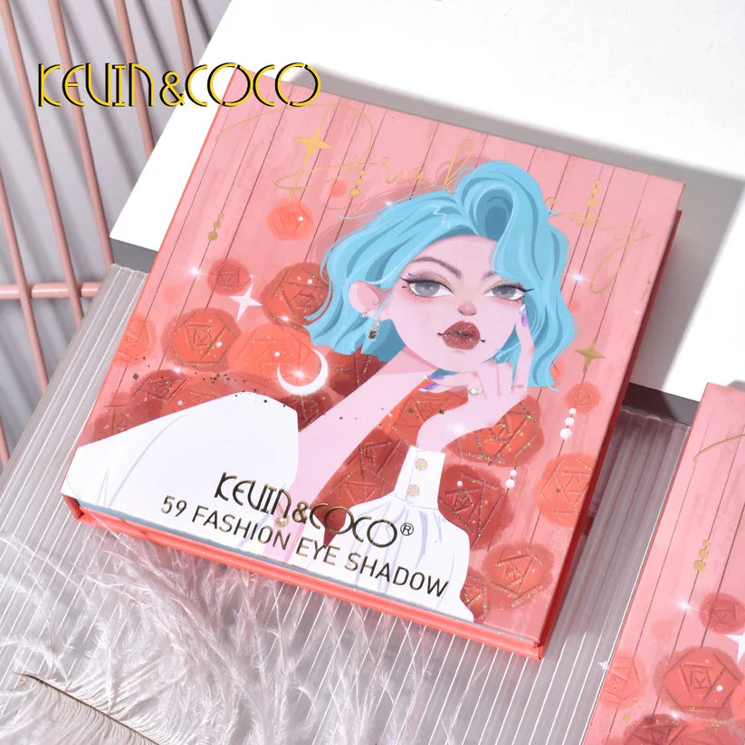 KEVIN & COCO 59 Fashion Eyeshadow || 3 Layers Booklet