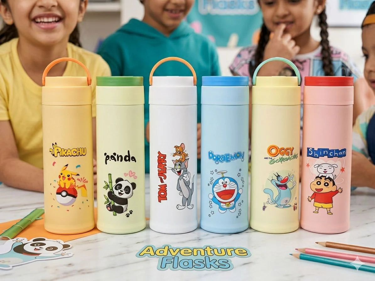 Kawaii Character Glass Bottle Collection