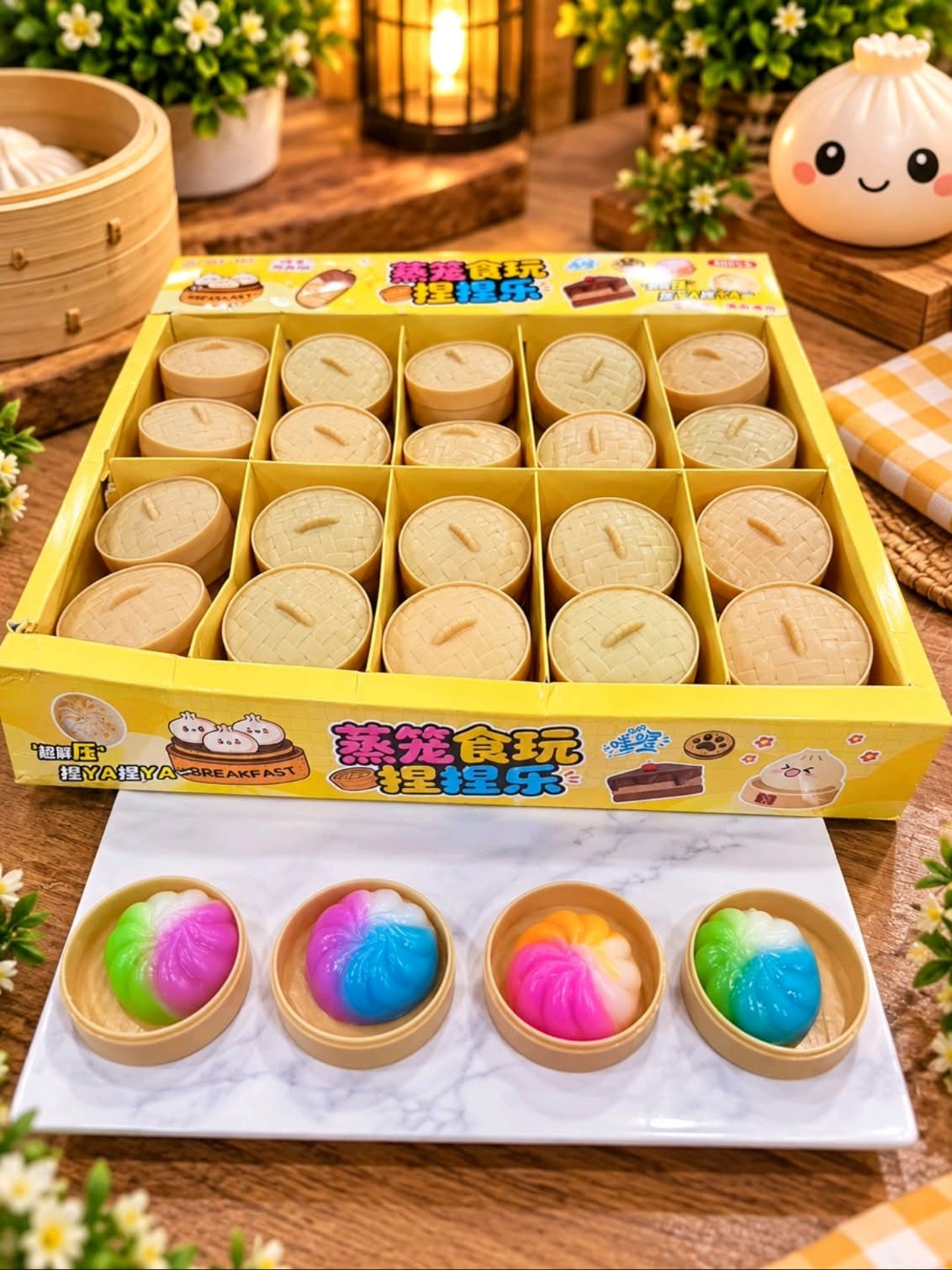 Mini Dumpling Rainbow Squishy