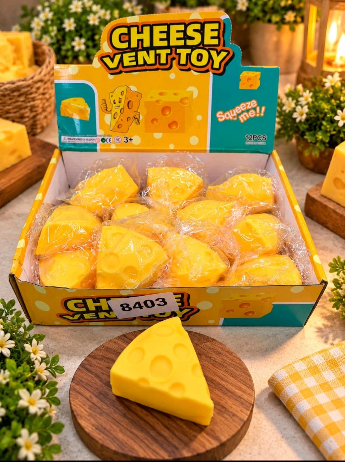 Cheese Squishy Wedge