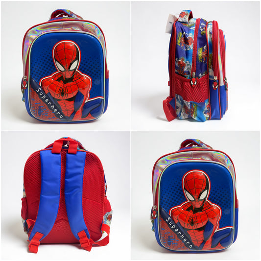 Superhero Spider School Backpack | 14 Inch