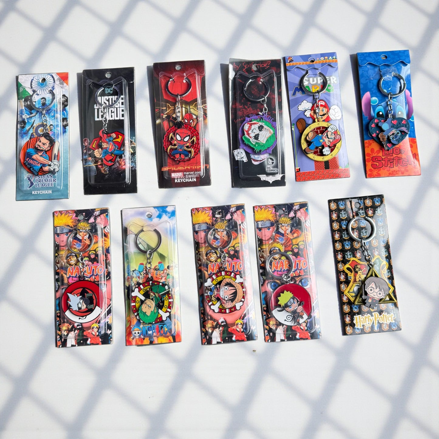Anime & Cartoon Icon Keychain Series