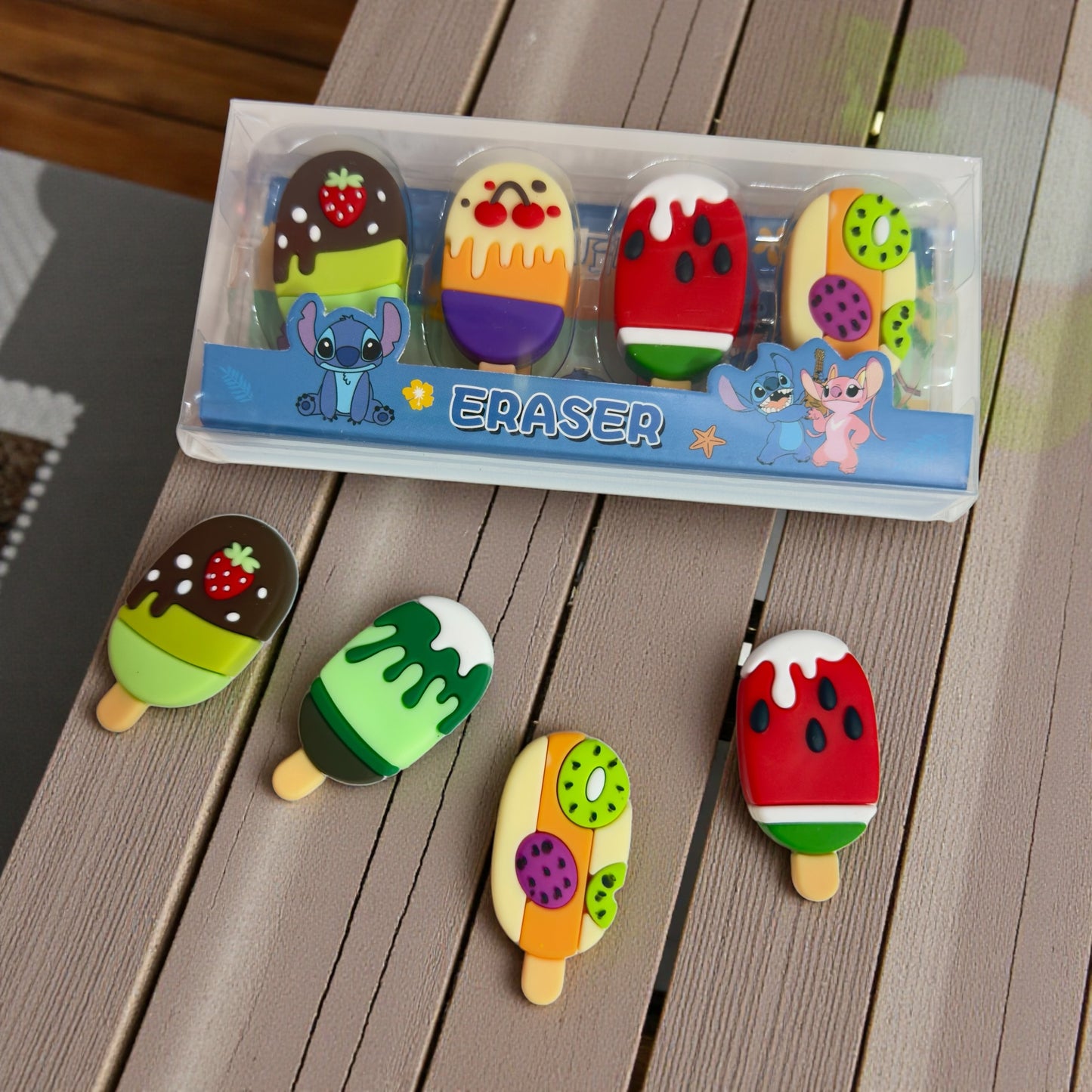 Stitch Ice Cream Eraser
