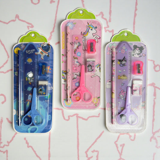 Kids Cartoon Stationery Kit