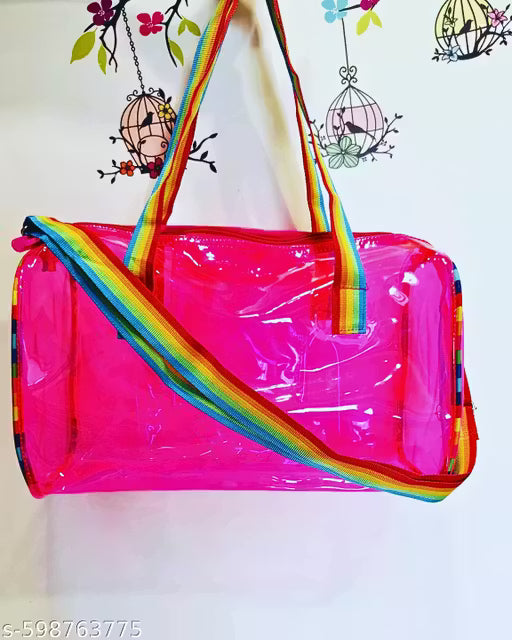 Rainbow Glow Clear Bag