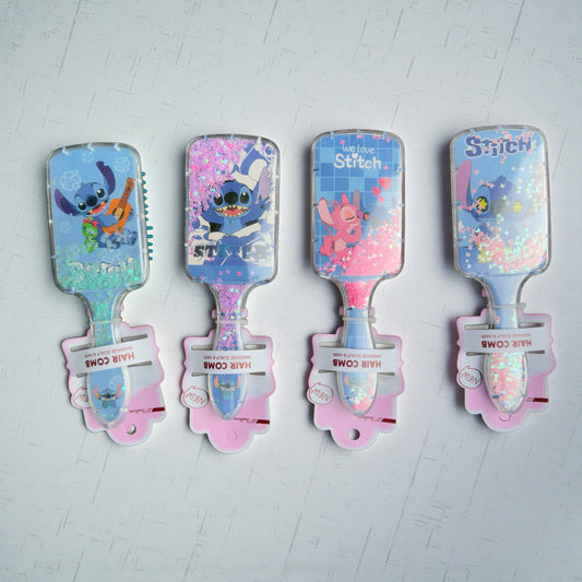 Stitch Glitter Hair Brush