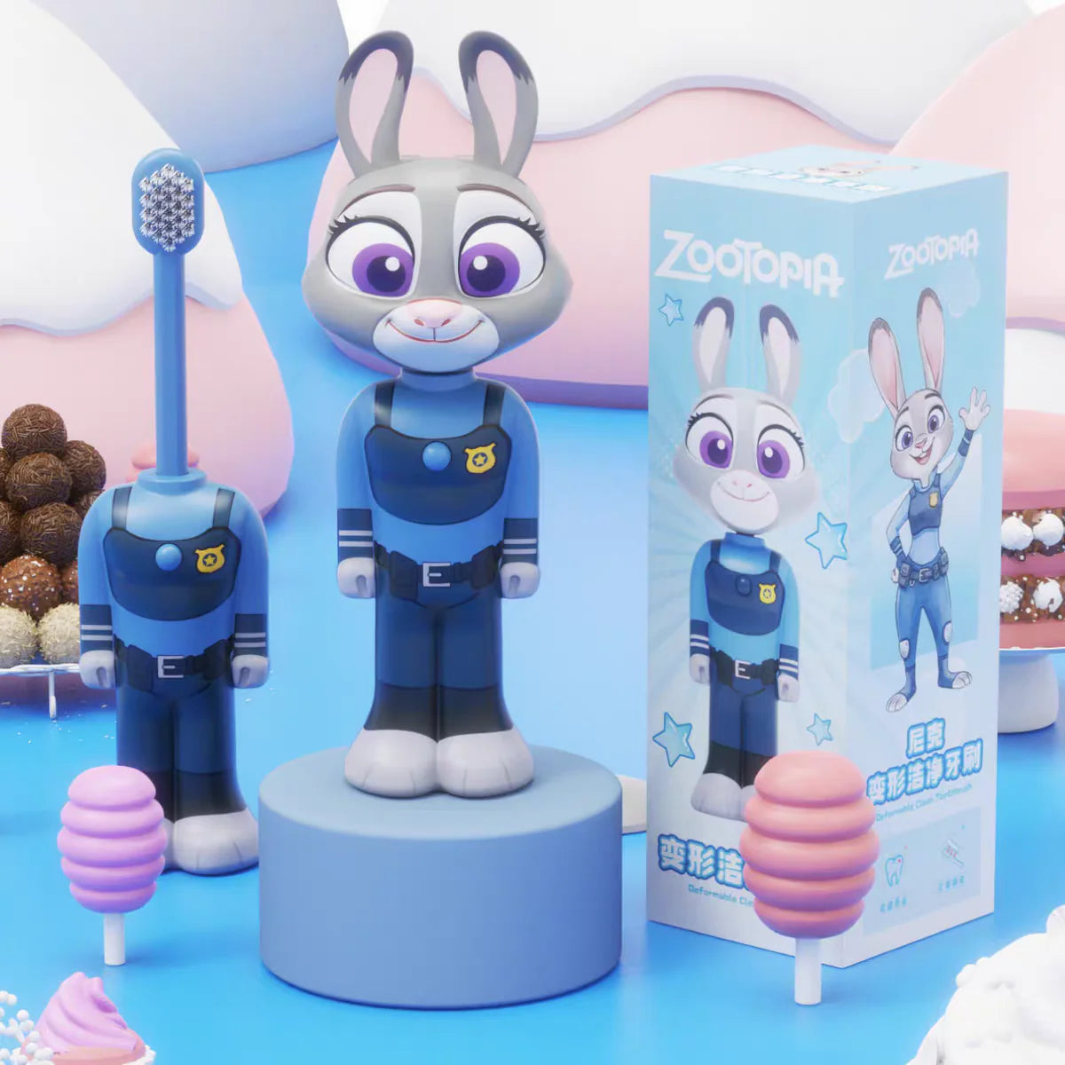 Zootopia Cartoon Toothbrush – Fun Kids Oral Care