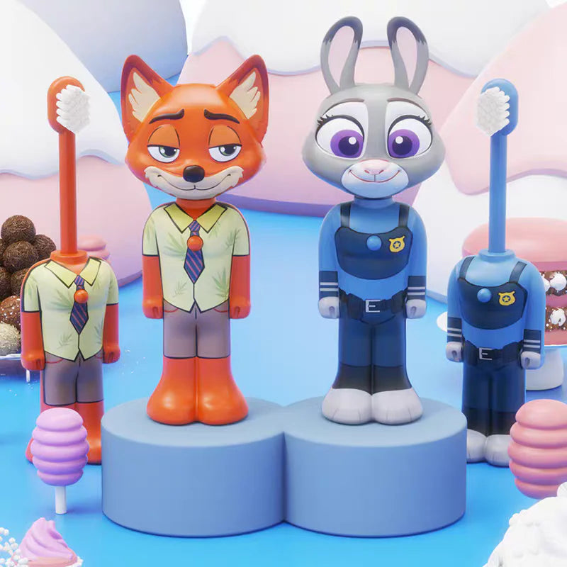 Zootopia Cartoon Toothbrush – Fun Kids Oral Care