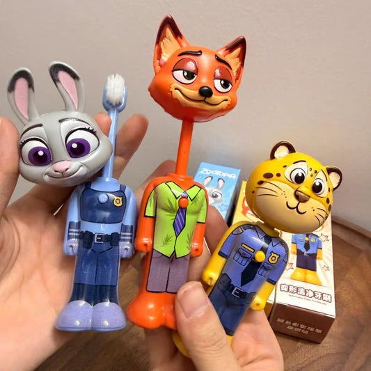 Zootopia Cartoon Toothbrush – Fun Kids Oral Care