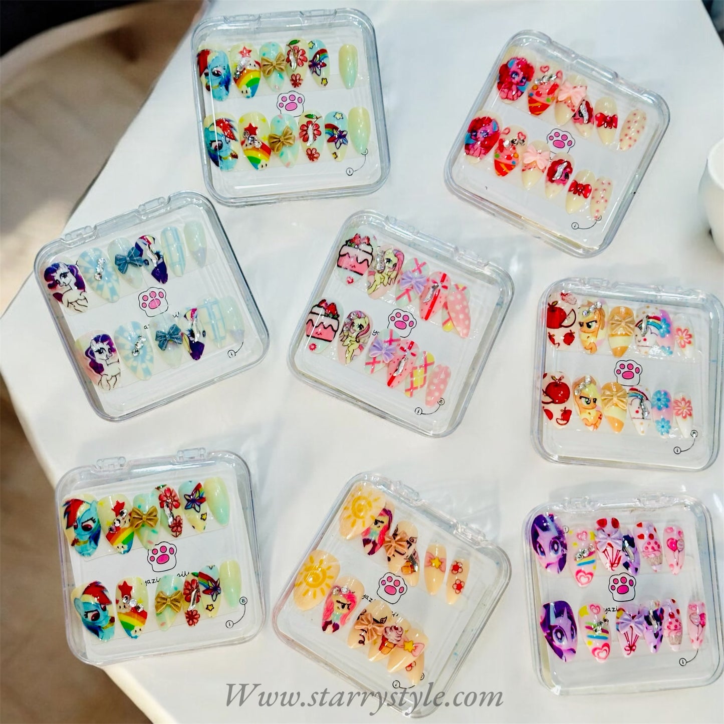 Kids 3D Nails| Box Packaging