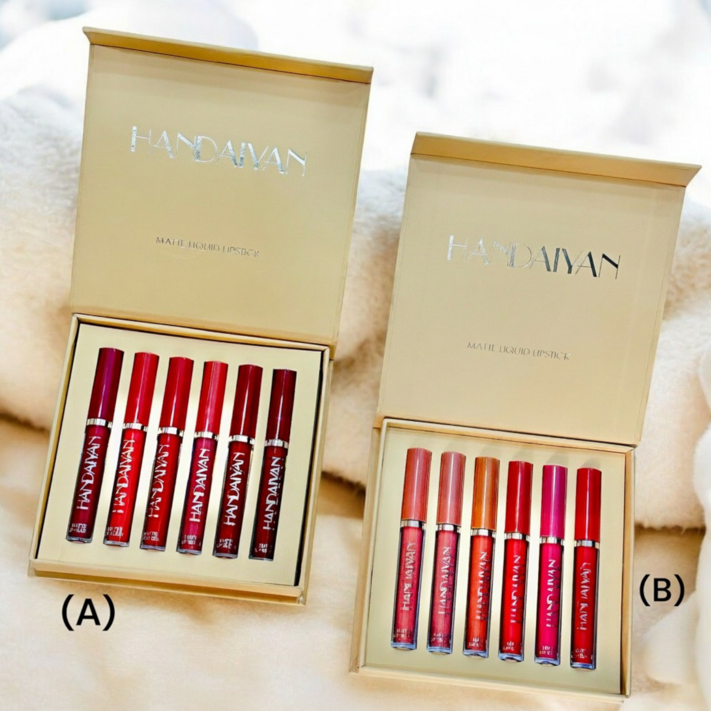 Handaiyan Lipstick Set | Set Of 6 Lipsticks | Matte Liquid Lipstick