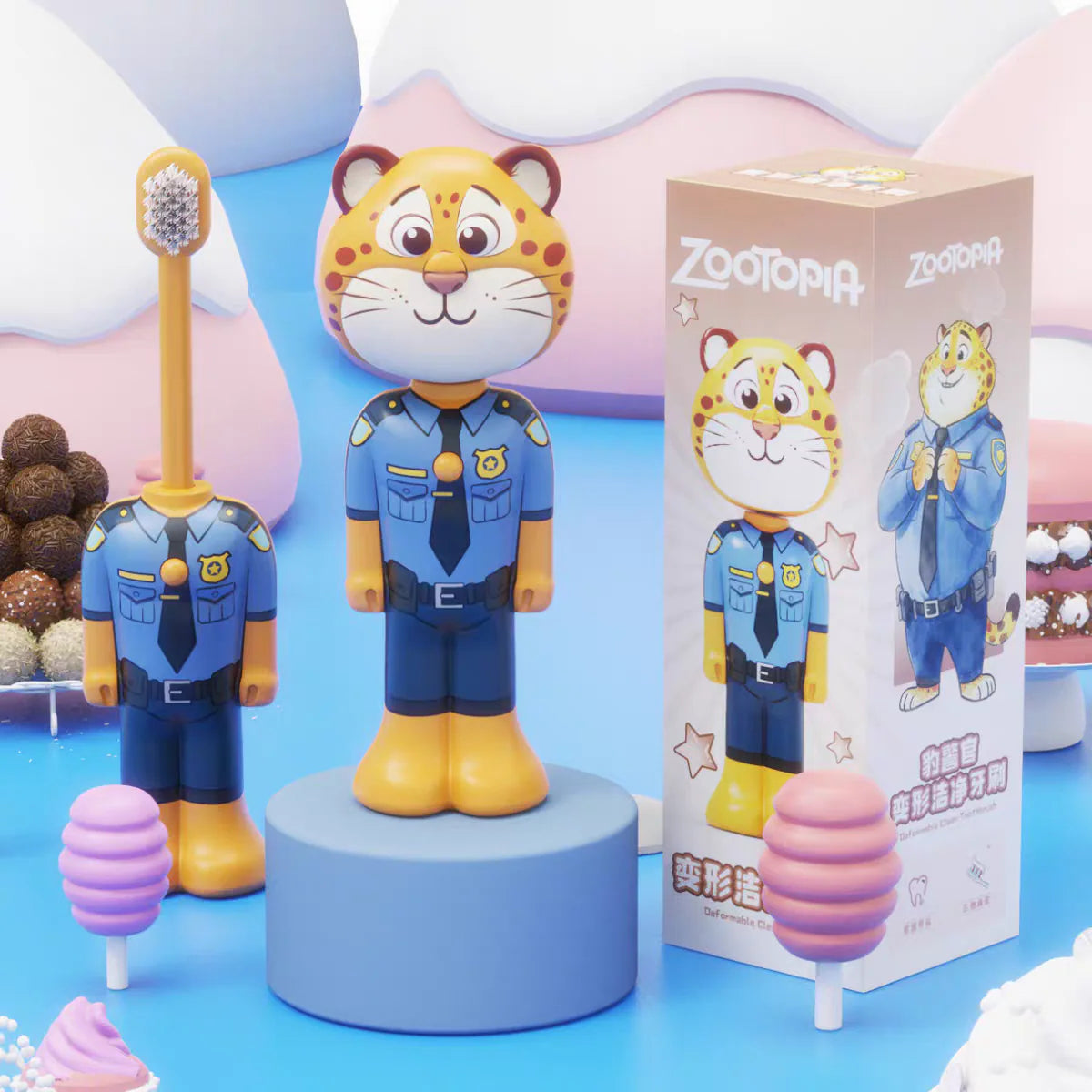 Zootopia Cartoon Toothbrush – Fun Kids Oral Care