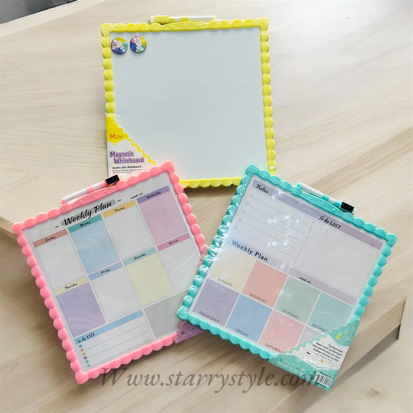 Magnetic white Board || Weekly Planer